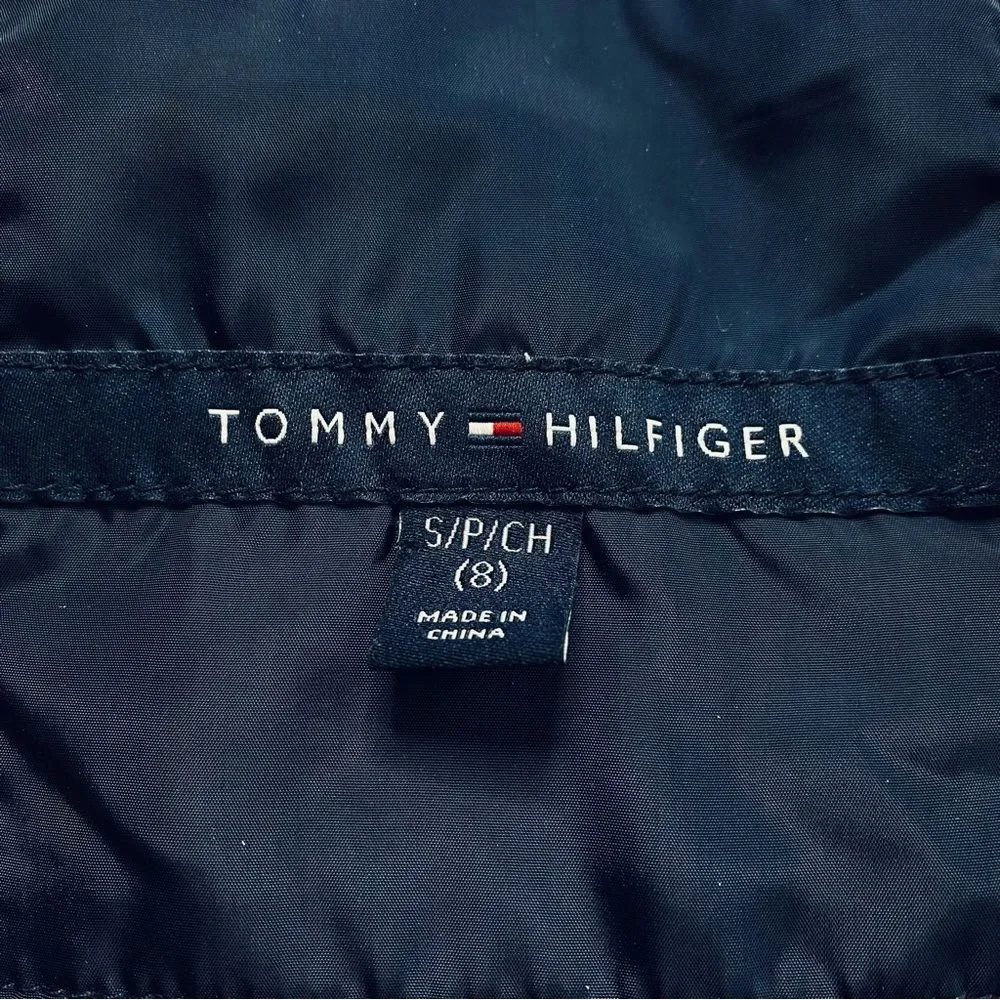 Tommy Hilfiger Puffer Jacket Blue Red Sz S (8)